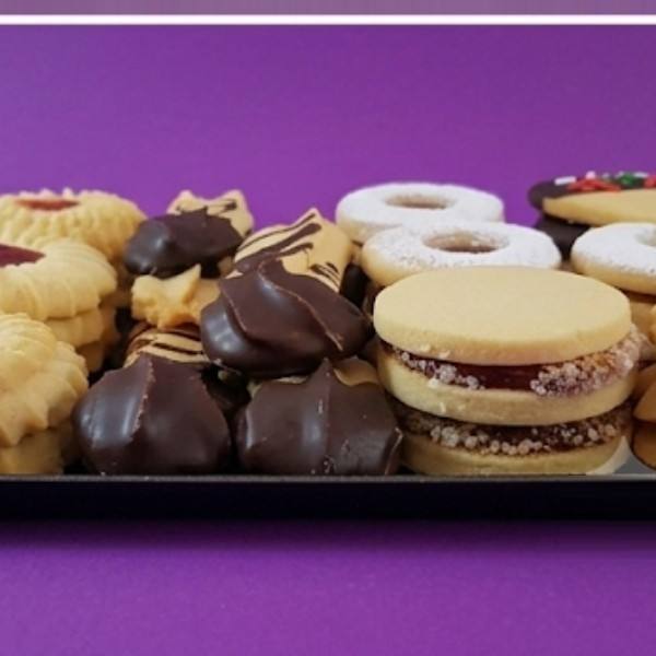 Galletas bañadas en chocolate — detalle